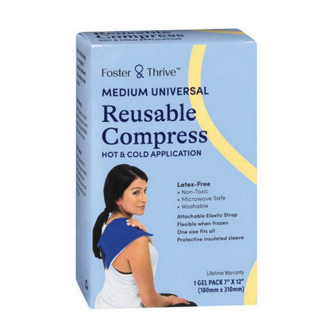 Foster And Thrive, Universal Reusable Compress Medium, 1 Count Foster And Thrive