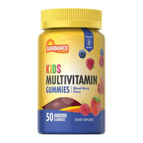 Sundance, Kid's Multivitamin Gummies Natural Mixed Berry, 50 Count Sundance