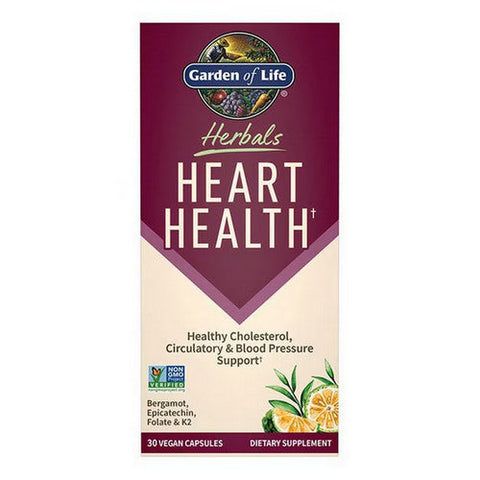 Garden of Life, Herbals Heart Health Capsules, 30 Capsules Garden of Life