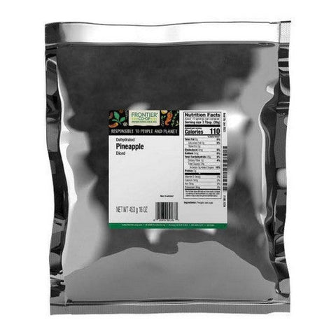 Frontier Co-op, Pineapple Dehydrated Diced, 1 Lb Frontier Co-op