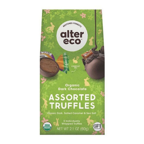 Easter Assorted Chocolate Truffles 5 Count by Alter Eco