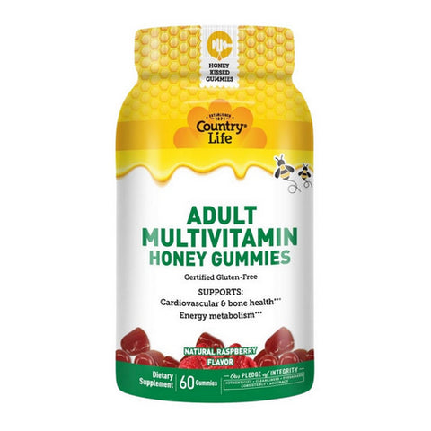 Adult Multivitamin Honey Gummies 60 Gummies by Country Life