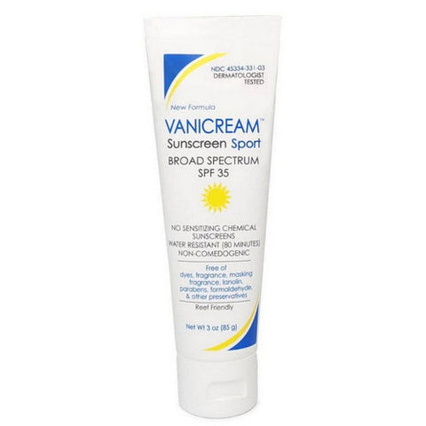 Vanicream, Sunscreen Sport For Sensitive Skin Broad Spectrum Spf 35, 3 Oz Vanicream