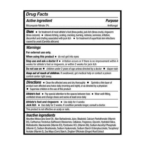 Thera, Antifungal Body Powder, 3 Oz Thera
