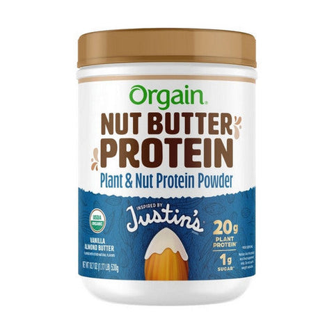 Orgain, Nut Butter Protein Powder Vanilla, 18.7 Oz Orgain