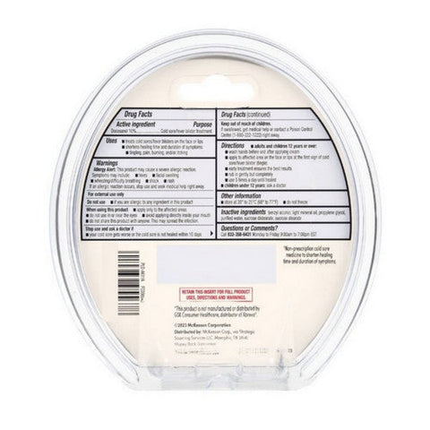 Foster And Thrive, Cold Sore Docosanol Cream, 2 Grams Foster And Thrive