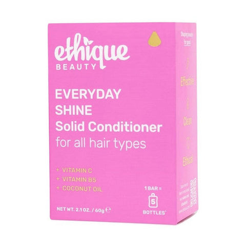 Ethique, Everyday Shine Solid Conditioner Bar For All Hair Types, 2.1 Oz Ethique