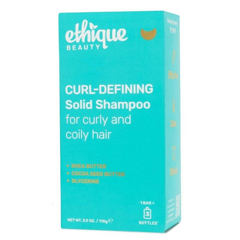 Ethique, Curl Defining Solid Shampoo Bar For Curly And Coily Hair, 3.9 Oz Ethique