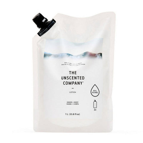 The Unscented Company, Hand And Body Lotion Refill, 1 Liter The Unscented Company