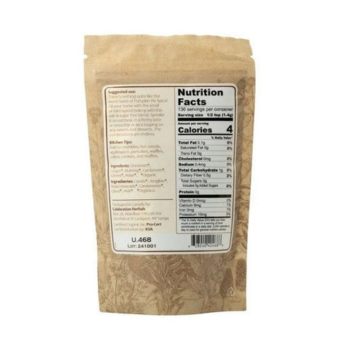 Celebration Herbals, Pumpkin Pie Spice Blend Salt, 16 Oz Celebration Herbals