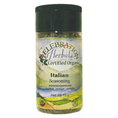 Celebration Herbals, Organic Italian Seasoning Salt Free, 0.63 Oz Celebration Herbals