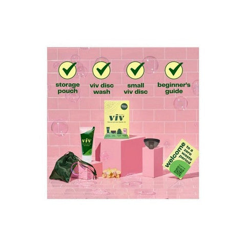 Viv For Your V, Soft Menstrual Disc Kit, 1 Count Viv For Your V