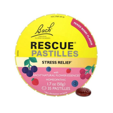 Bach, Rescue Pastilles Mixed Berry, 50 Grams Bach