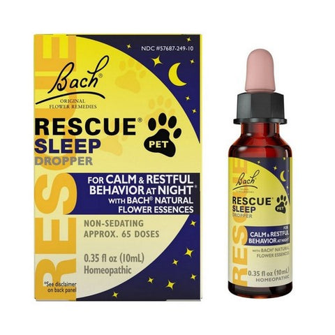 Bach, Rescue Pet Sleep Dropper, 10 Ml Bach