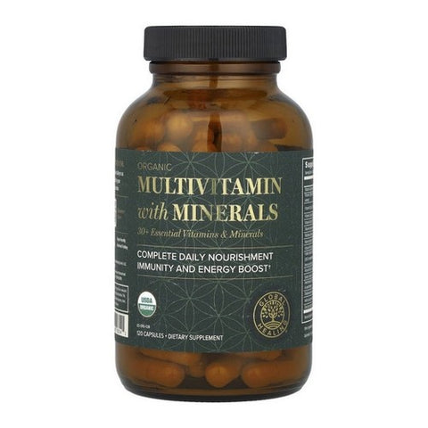 Global Healing Center, Organic Multivitamin with Minerals, 120 Capsules Global Healing Center