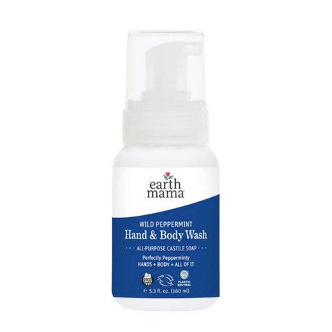 Earth Mama Angel Baby, Hand And Body Wash Wild Peppermint, 5.3 Oz Earth Mama Angel Baby