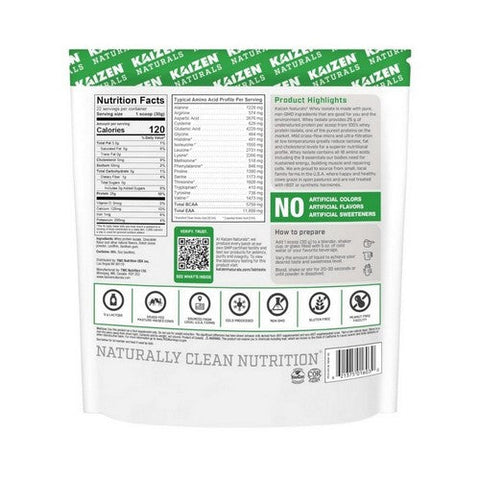 Kaizen Naturals, Whey Isolate Decadent Chocolate, 1.5 Lbs Kaizen Naturals