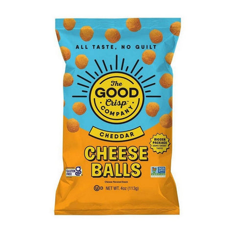 The Good Crisp Company, Cheddar Cheese Balls, 4 Oz The Good Crisp Company