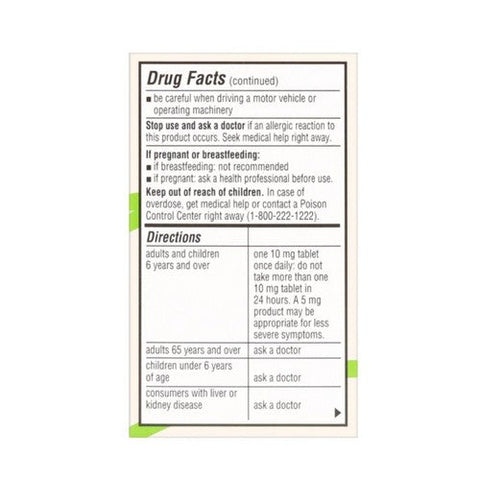 Foster And Thrive, All Day Allergy Cetirizine HCI, 10 Mg, 30 Tabs Foster And Thrive
