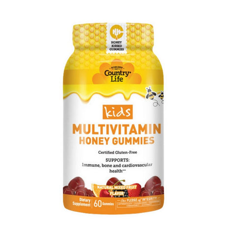Country Life, Kid's Multivitamin Honey Gummies, 60 Count Country Life