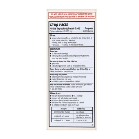 Foster And Thrive, Children's Allergy Relief Cherry Flavored, 4 Oz Foster And Thrive
