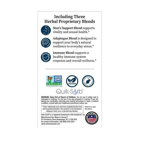 Nature's Answer, Men's 100 Real Food Multi-Vitamin, 60 Veg Caps Nature's Answer