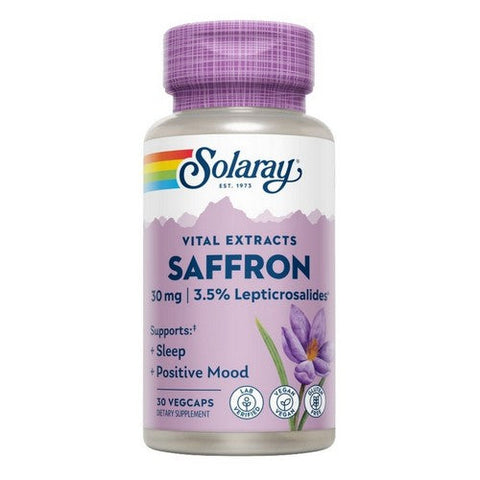 Solaray, Affron Saffron Extract, 30 Veg Caps Solaray