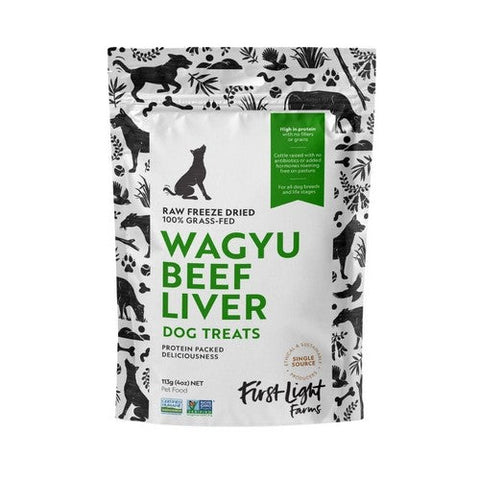 First Light Farms, Wagyu Liver Dog Treats Freeze Dried, 4 Oz First Light Farms