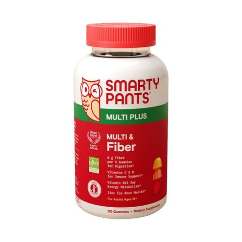 SmartyPants, Multi Plus Multi Fiber Adult, 90 Count SmartyPants