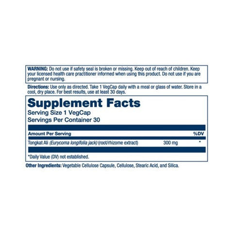 Solaray, Tongkat Ali Extract, 30 Count Solaray