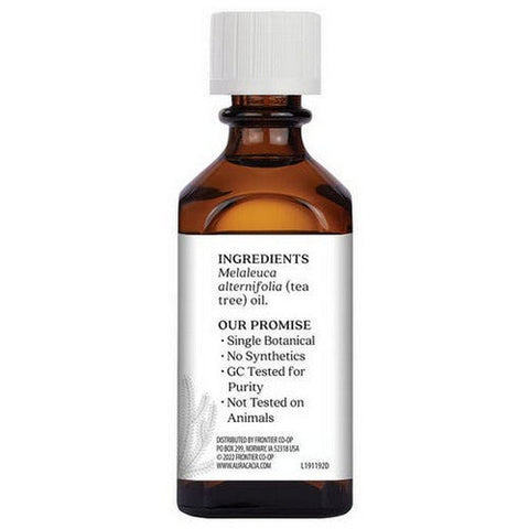 Aura Cacia, 100% Pure Essential Oil Tea Tree, (melaleuca alternafolia) 2 Fl Oz Aura Cacia