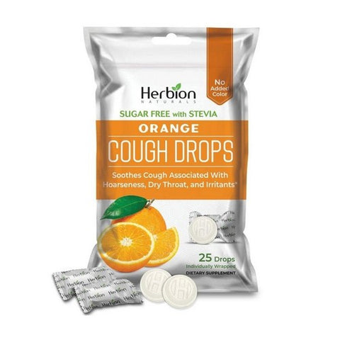 Cough Drops Sugar Free Mint 25 Count by Herbion