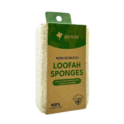 Loofah Dishwash Sponge Eco Friendly 1 Count by Airnex