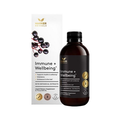 Be Well Immune Plus Wellbeing 200 Ml by Harker Herbals
