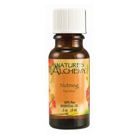 Natures Alchemy, Essential Oil, Nutmeg 0.5 Oz Natures Alchemy