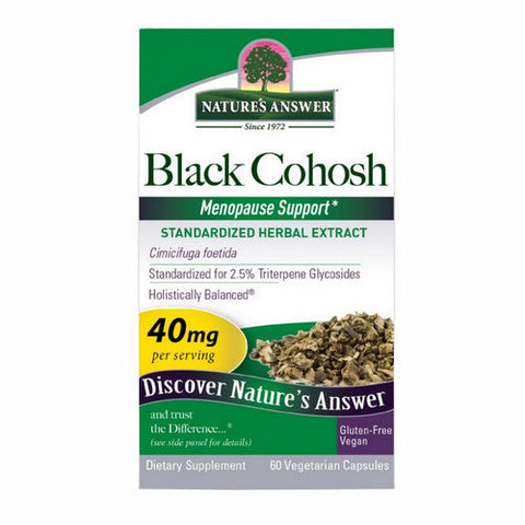 Nature's Answer, Black Cohosh Root Standardized, 60 Vcaps Nature's Answer
