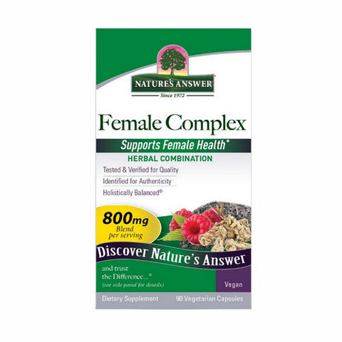 Nature's Answer, Female Complex, 800 Mg, 90 Veg Caps Nature's Answer