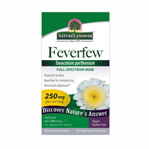 Nature's Answer, Feverfew Herb Standardized, 90 Vcaps Nature's Answer