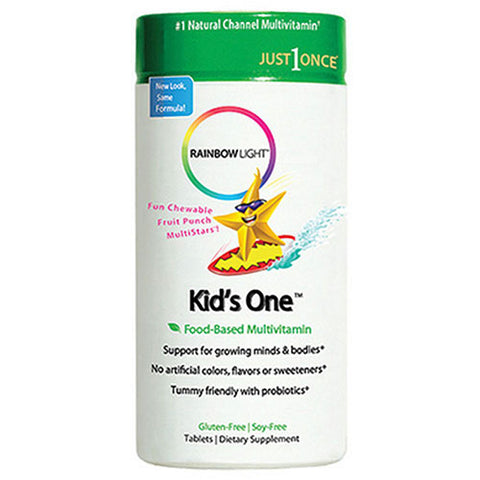 Rainbow Light, Kid’s One Multi Fruit Punch Chewable, 90 Chewables Rainbow Light