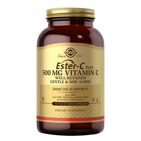 Solgar, Ester-C Plus Vitamin C (Ester-C Ascorbate Complex), 500 mg, 250 Veg Caps Solgar