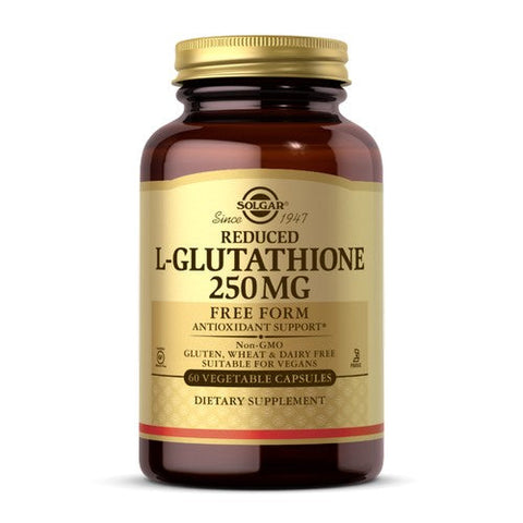 Solgar, Reduced L-Glutathione, 250 mg, 60 V Caps Solgar