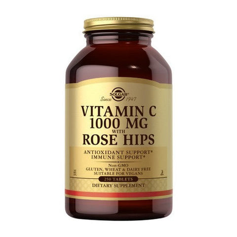 Solgar, Vitamin C with Rose Hips, 1000 mg, 250 Tabs Solgar