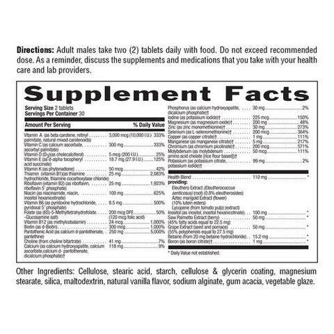 Country Life, Max For Men Maxi-Sorb Rapid Release The Maximized Masculine Formulation, 60 Tabs Country Life