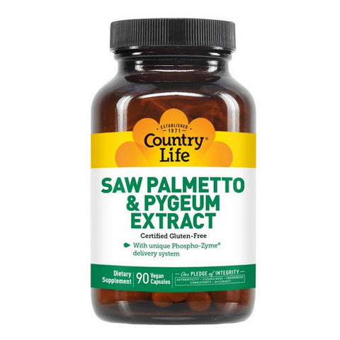 Country Life, Saw Palmetto & Pygeum, 90 Caps Country Life