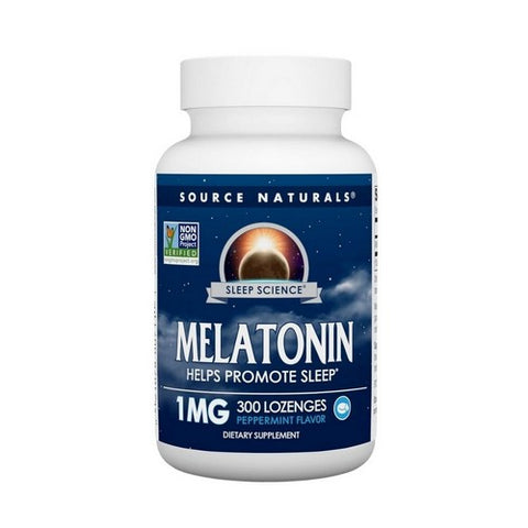 Source Naturals, Melatonin Peppermint, 5 Mg, 300 Lozenges Source Naturals