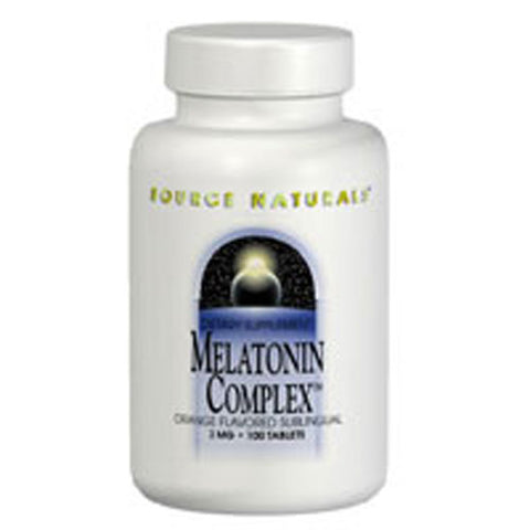 Source Naturals, Melatonin Complex Peppermint, 3 mg, 50 Tabs Source Naturals