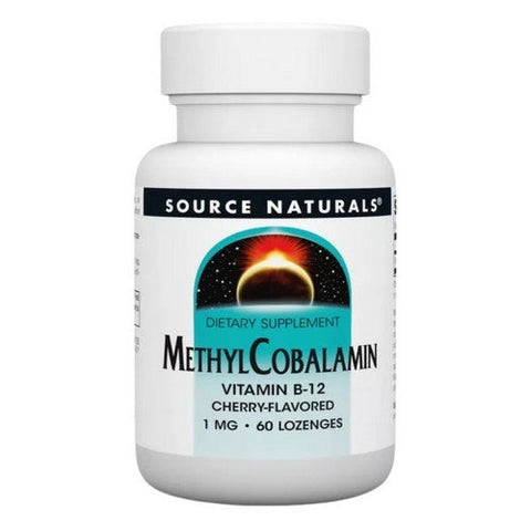 Source Naturals, MethylCobalamin, 1 mg, 60 Tabs Source Naturals