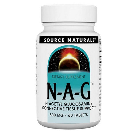 Source Naturals, N-A-G, 500 mg, 60 Tabs Source Naturals
