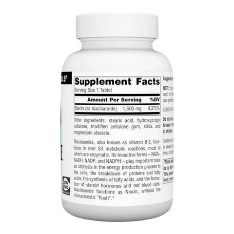 Source Naturals, Niacinamide B-3, 1500 mg, 50 Tabs Source Naturals