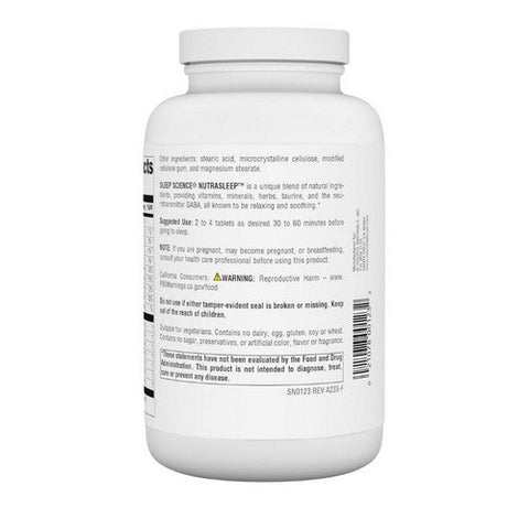 Source Naturals, NutraSleep, 200 Tabs Source Naturals